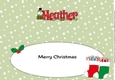 Snowman in jacket HEATHER large dl insert