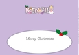 Christmas Angels KENZIE large dl insert