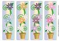 Flower Pots Bookmarks