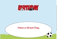 Football Boots & Football BIRTHDAY large dl insert