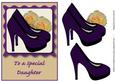 Purple High Heeled Shoes for a Special Daughter