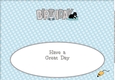 Louie the Cat BIRTHDAY large dl insert