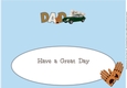 British Green Jaguar DAD large dl insert