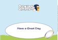 Scottish Rugby BIRTHDAY large dl insert