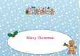 Gingerbread Men Friends CHRISTMAS large dl insert