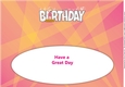 Little Pop Star BIRTHDAY large dl insert