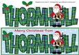Merry Christmas from THORNHILL Scottish Santa large dl
