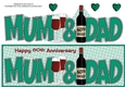 Red Wine MUM & DAD 60th Anniversary large dl