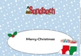 Merry Christmas from SANDBACH Snowman large dl insert