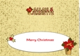 Red Poinsettia ALLAN & JEANETTE large dl insert