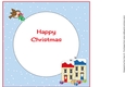 8x8 Happy Christmas insert