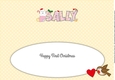 Leo the Poodle Xmas SALLY large dl insert 2