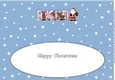 Santa and his Reindeers RACHEL large dl insert