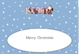 Santa and his Reindeers KERRY large dl insert