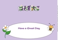 Flowers and Bees MOTHERS DAY large dl insert