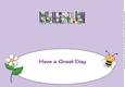 Flowers and Bees DAUGHTER IN LAW large dl insert