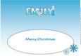 Christmas Snow Princess EMILY large dl insert