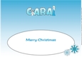 Christmas Snow Princess CARA large dl insert