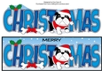 Christmas Bertie Bulldog with coat CHRISTMAS large dl 2