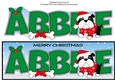 Christmas Bertie Bulldog with jumper ABBIE large dl