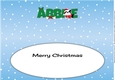 Christmas Bertie Bulldog with jumper ABBIE large dl insert