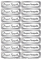 Deepest Sympathy silver tags