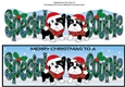 Christmas Freddie and Daisy French Bulldogs SPECIAL COUPLE large dl