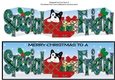 Christmas Freddie French Bulldog in a box SPECIAL FRIEND large dl