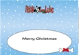 Christmas Freddie French Bulldog being naughty ABBIE & LUKE large dl insert