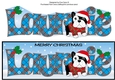 Christmas Freddie French Bulldog with jumper LAURIE large dl