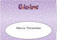 Christmas Robins CLAIRE large dl insert