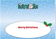 Monty Polar Bear Skiing BOTH OF YOU large dl 2 insert 