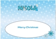 Christmas Snow Princess NICOLA large dl insert