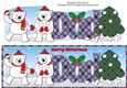 Monty Polar Bear and friend decorating the Christmas tree DAD large dl