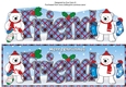 Monty Polar Bear and friend with Christmas stockings FRIEND large dl 2