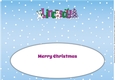 Monty Polar Bear and friend decorating the Christmas tree LINDSAY large dl insert