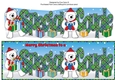 Monty Polar Bear and friend with presents SPECIAL COUPLE large dl
