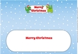 Christmas Dinosaurs MERRY CHRISTMAS large dl insert