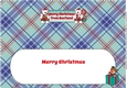 Monty Polar Bear and friend Merry Christmas from Scotland large dl insert
