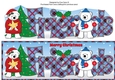 Monty & Luna Polar Bears decorating the Christmas tree FRIENDS large dl 2
