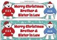 Monty & Luna Polar Bears BROTHER & SISTER IN LAW large dl