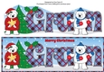 Monty and Luna Polar Bears decorating the Christmas tree GRAN large dl