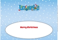 Christmas Dinosaurs with presents LAURIE large dl insert