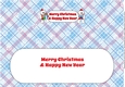 Monty Polar Bear and friend with presents CHRISTMAS & NEW YEAR large dl 2 insert