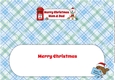 Monty Polar Bear lots of letters to Santa MUM & DAD large dl 2 insert