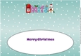 Monty Polar Bear lots of letters to Santa WIFE large dl 3 insert