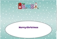 Monty Polar Bear lots of letters to Santa AMY large dl insert