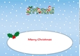 Christmas Fairies with Christmas treats FRIEND large dl 3 insert