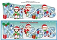 Christmas Fairies with Christmas Stockings NIECE large dl 3
