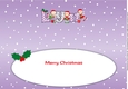 Christmas Fairies with presents LYN large dl insert